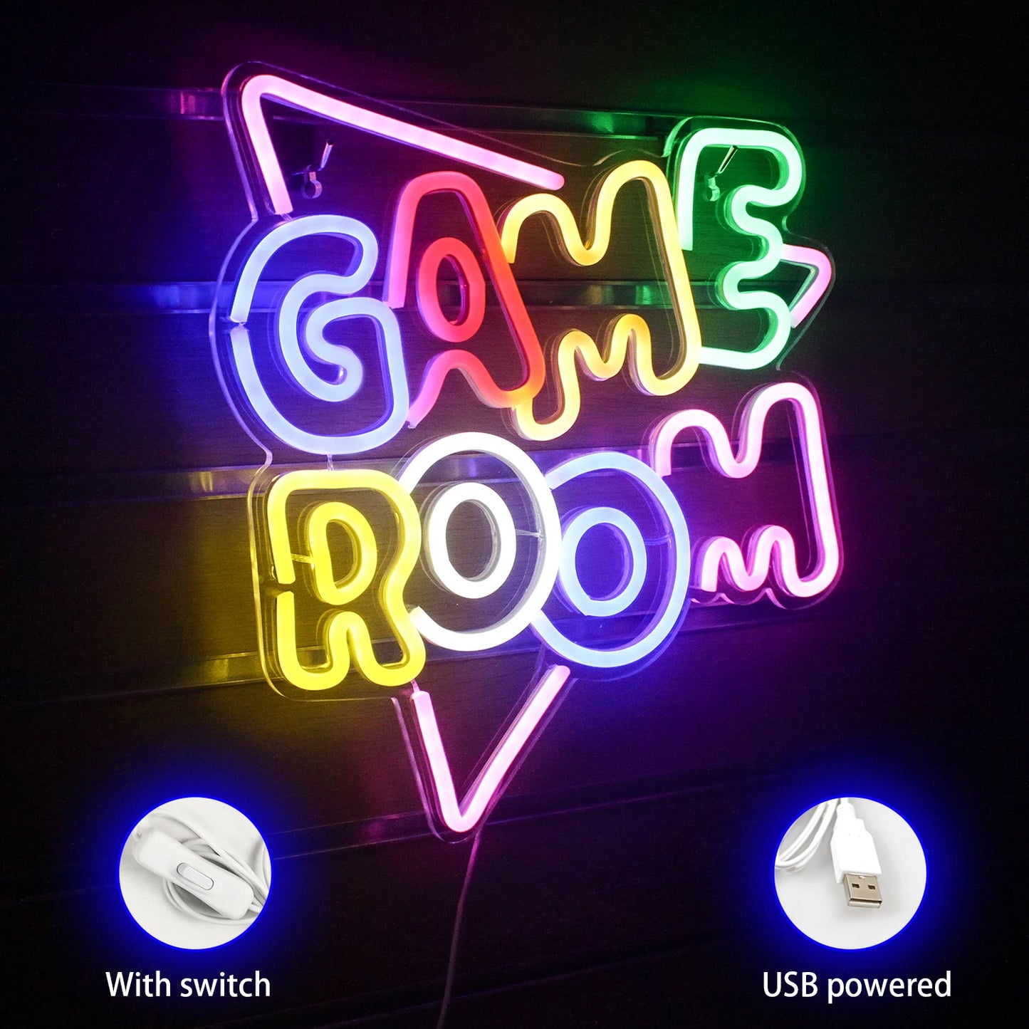 Neon Sign LED Wall Decor for Game Room