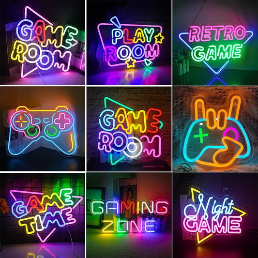 Neon Sign LED Wall Decor for Game Room