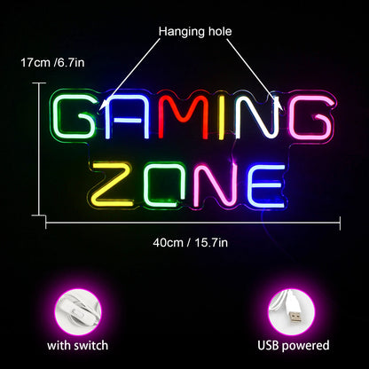 Neon Sign LED Wall Decor for Game Room