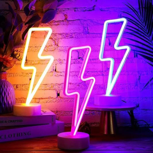 Lightning Neon Signs Gaming Light